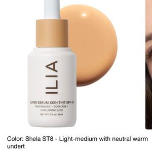 ILIA Super Serum Skin Tint SPF 40 Foundation. ST8